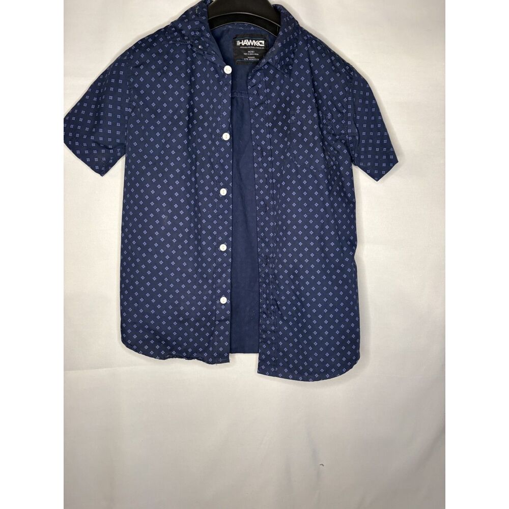 Boys Blue Tony Hawk Collared Shirt
